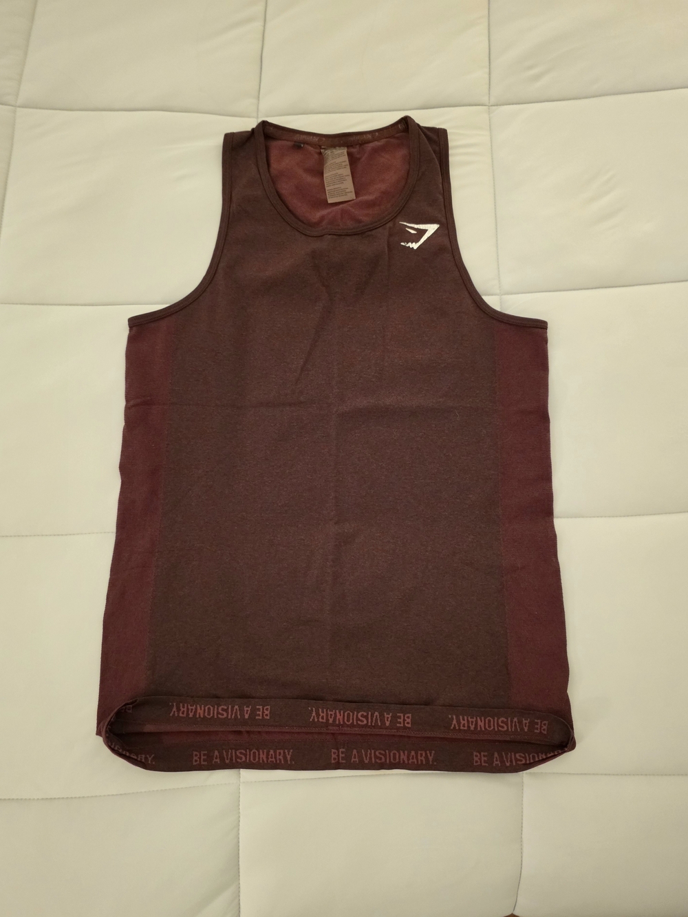 Gymshark Men's Ghost Tank Top In Burgundy